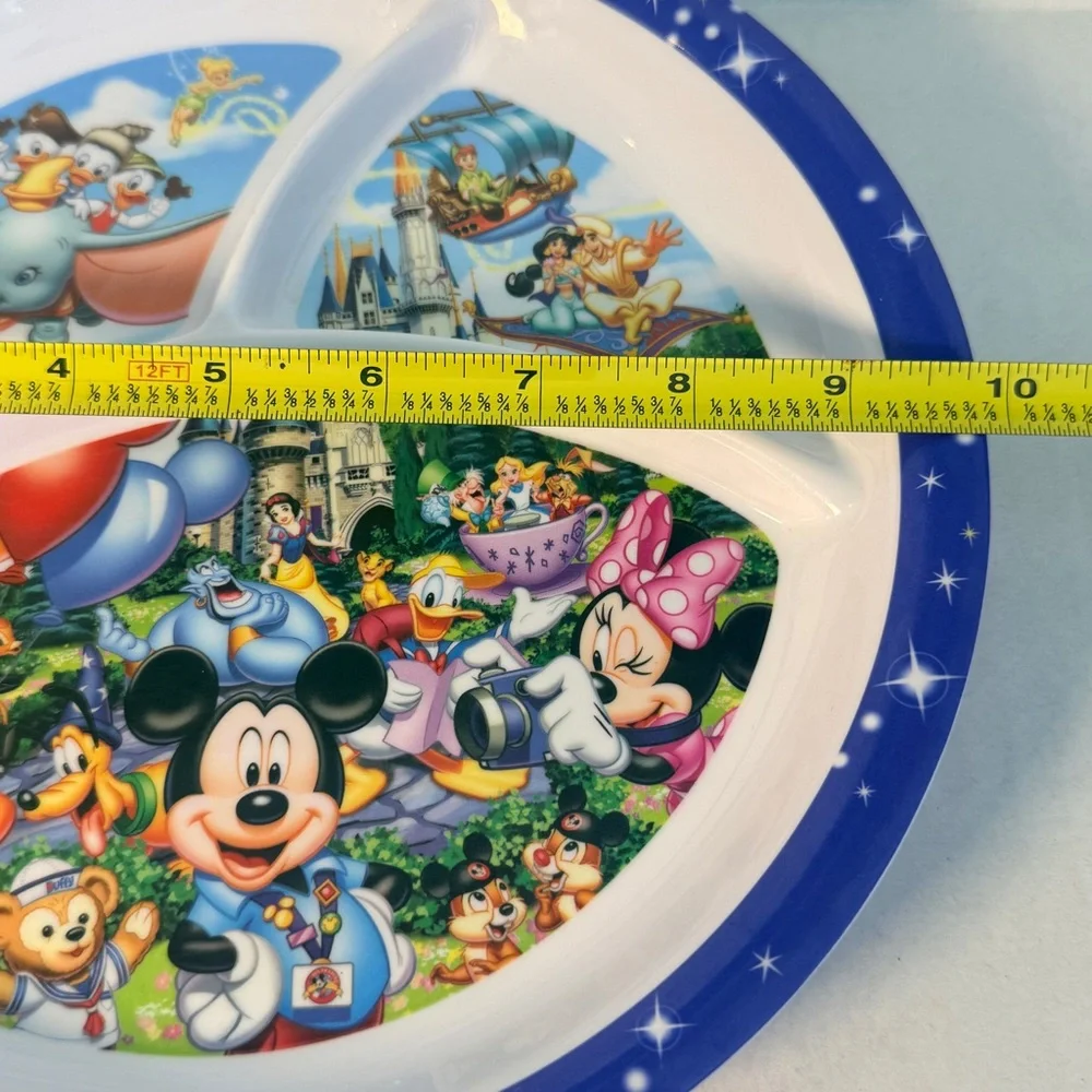 Walt Disney World Parks Souvenir Divided Plate 10